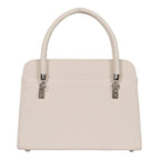 Voyage Statement White Satchel Bag - Lino Perros