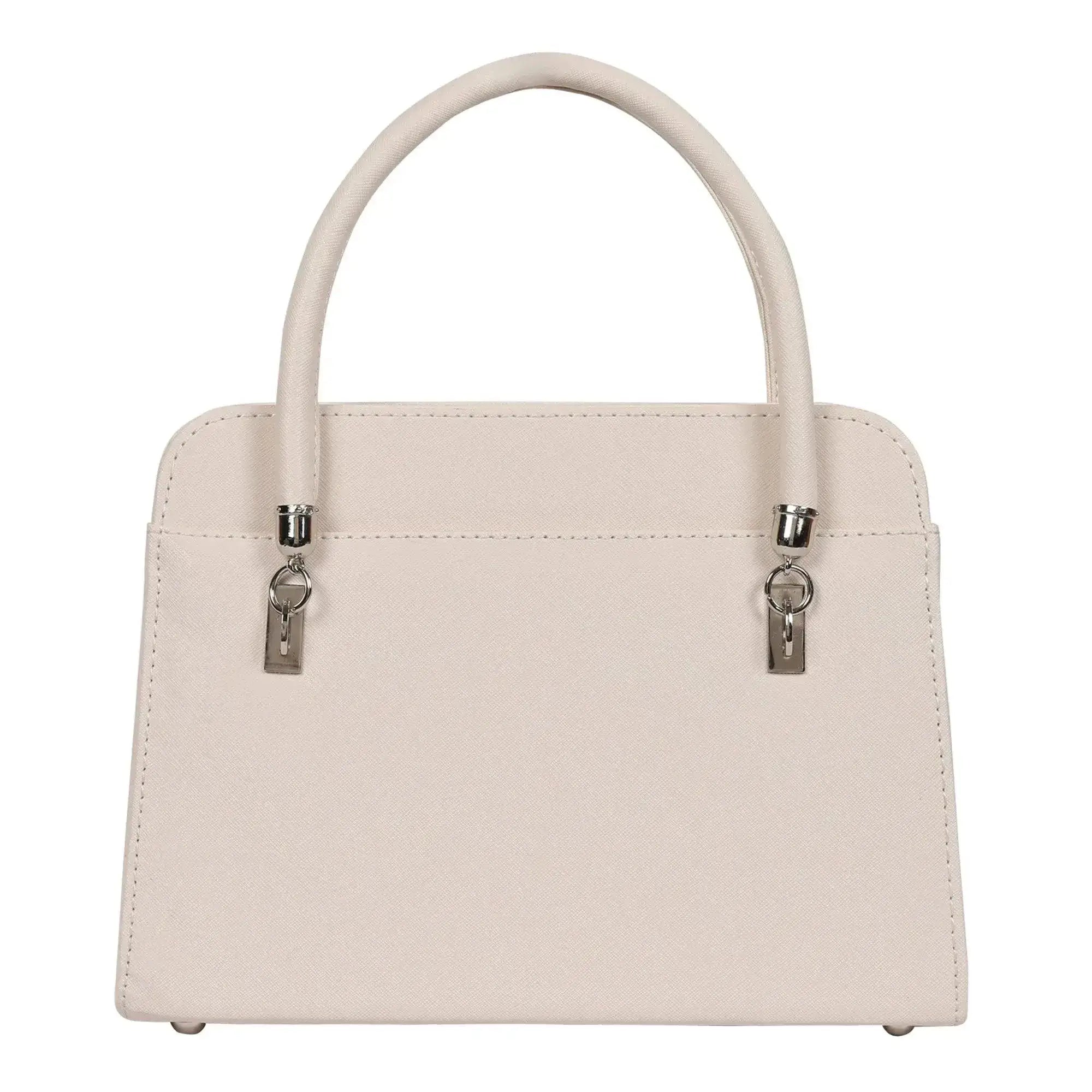 Voyage Statement White Satchel Bag - Lino Perros