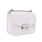 Voyage Structured White Shoulder Bag - Lino Perros