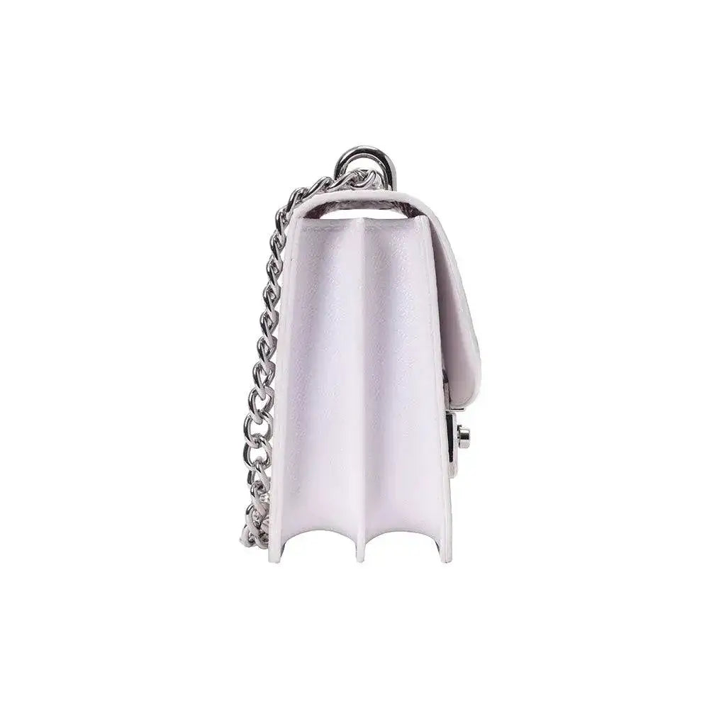 Voyage Structured White Shoulder Bag - Lino Perros