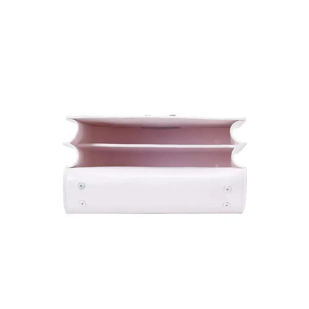 Voyage Structured White Shoulder Bag - Lino Perros