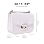 Voyage Structured White Shoulder Bag - Lino Perros
