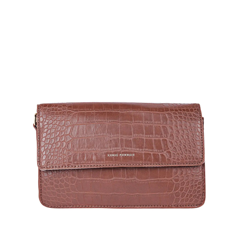 Voyage Tempting Brown Shoulder Bag - Lino Perros