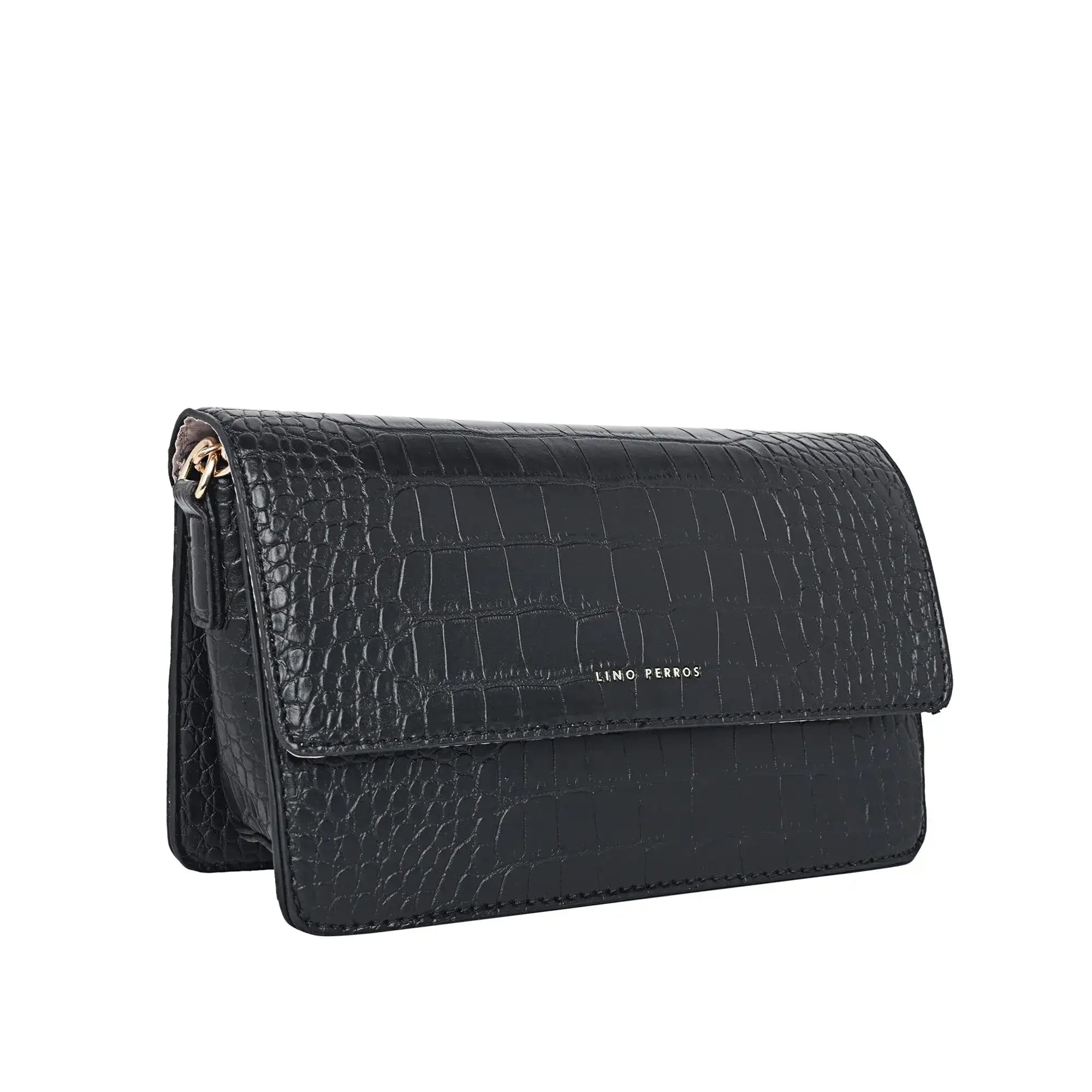 Voyage Tempting Black Shoulder Bag - Lino Perros