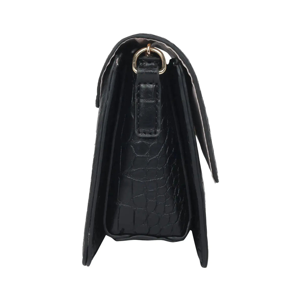 Voyage Tempting Black Shoulder Bag - Lino Perros