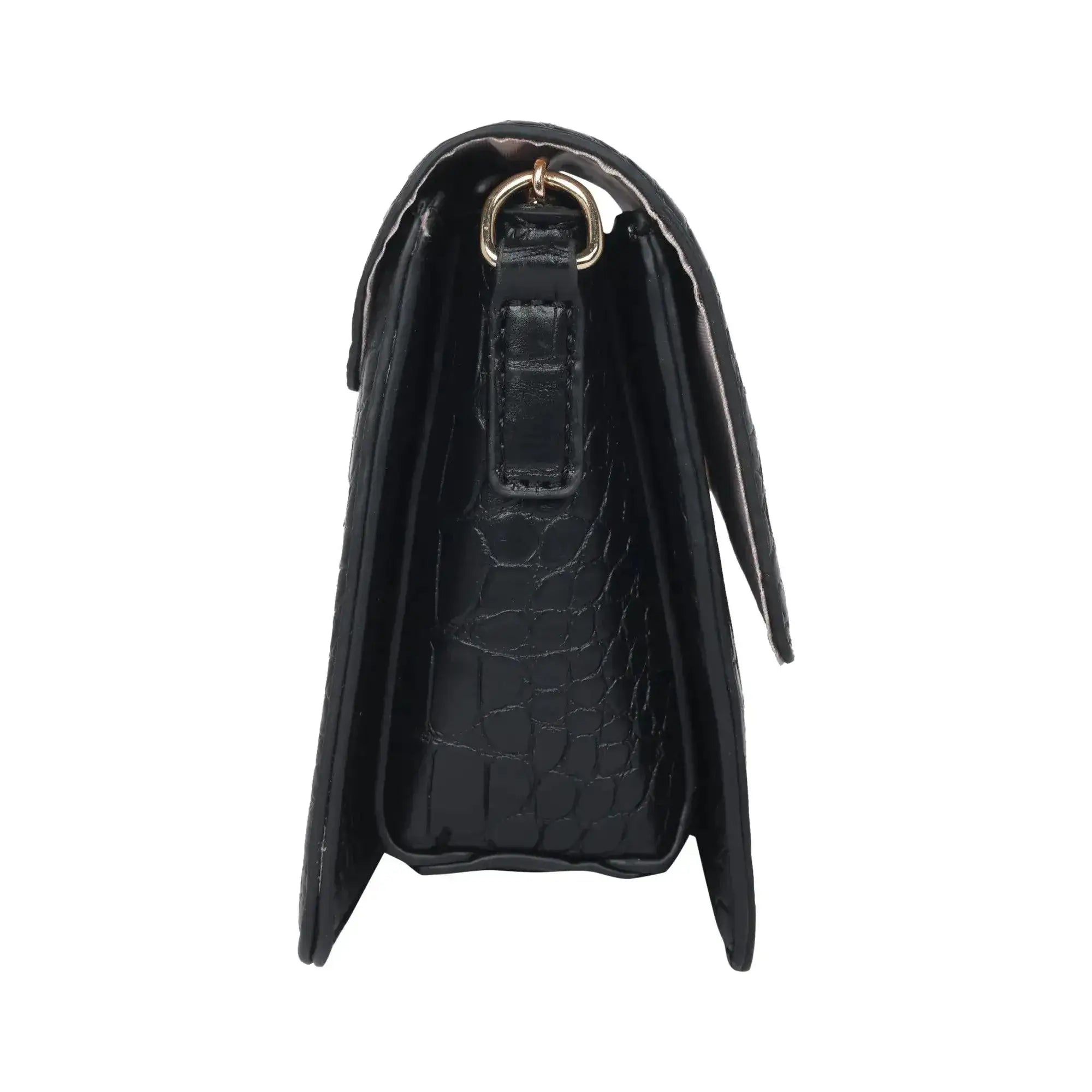 Voyage Tempting Black Shoulder Bag - Lino Perros