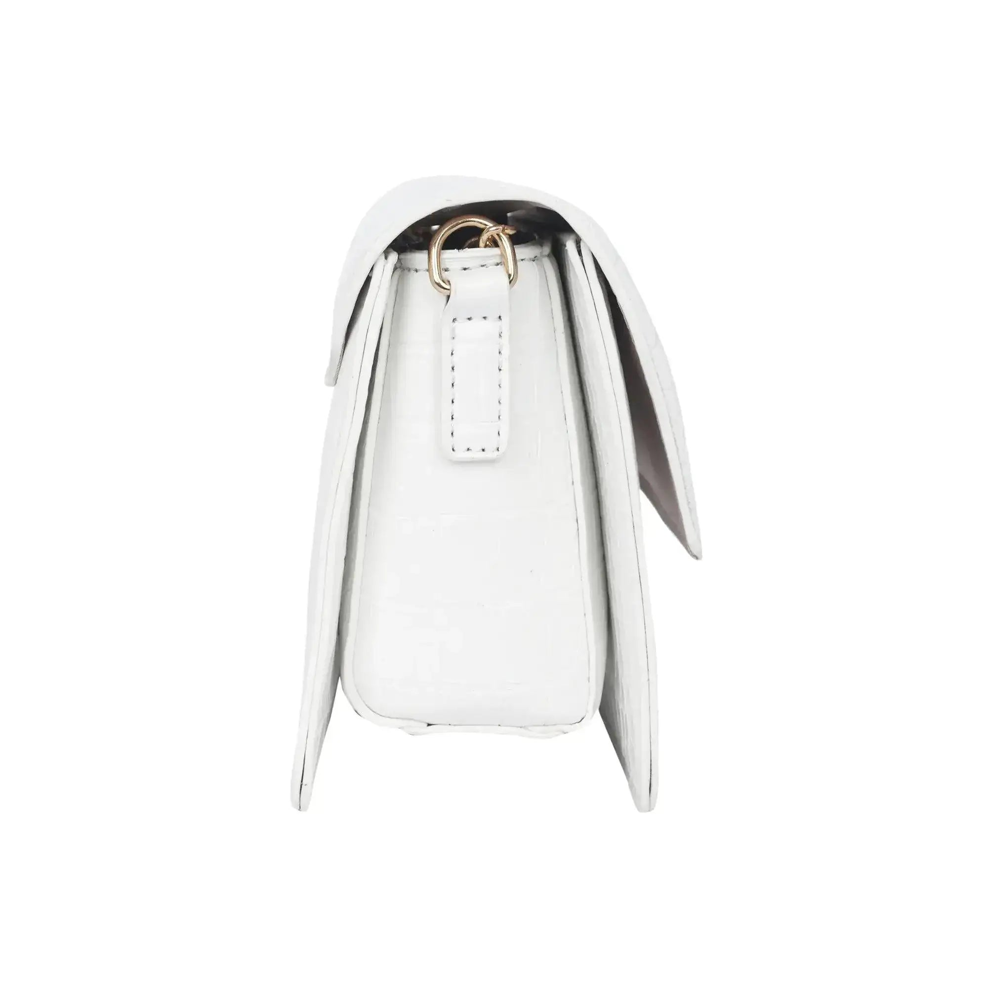 Voyage Tempting White Shoulder Bag - Lino Perros