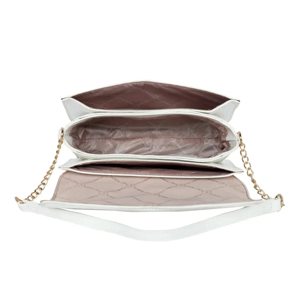 Voyage Tempting White Shoulder Bag - Lino Perros