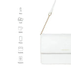 Voyage Tempting White Shoulder Bag - Lino Perros