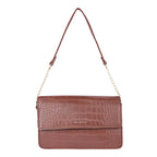 Voyage Tempting Brown Shoulder Bag - Lino Perros