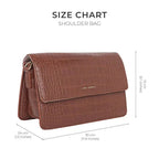 Voyage Tempting Brown Shoulder Bag - Lino Perros