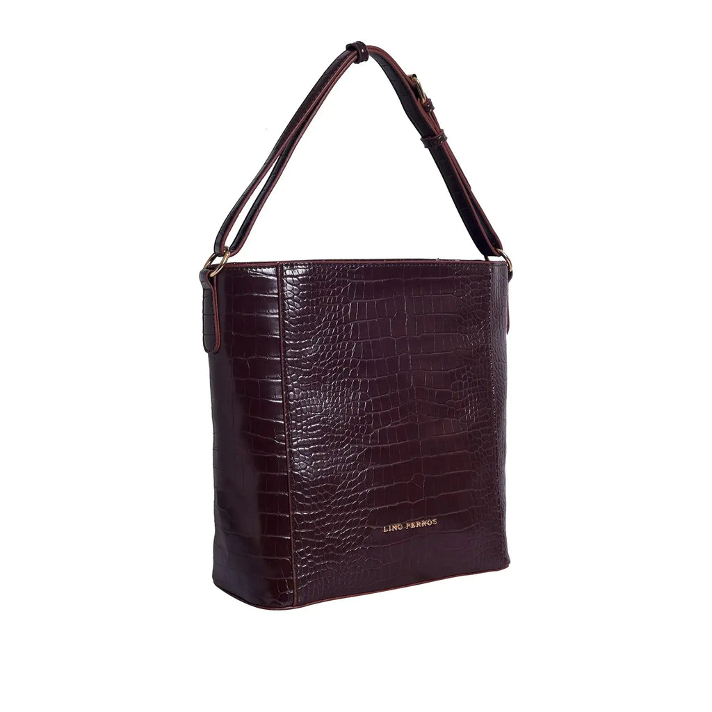 Voyage Timeless Brown Hobo Bag - Lino Perros
