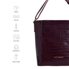 Voyage Timeless Brown Hobo Bag - Lino Perros