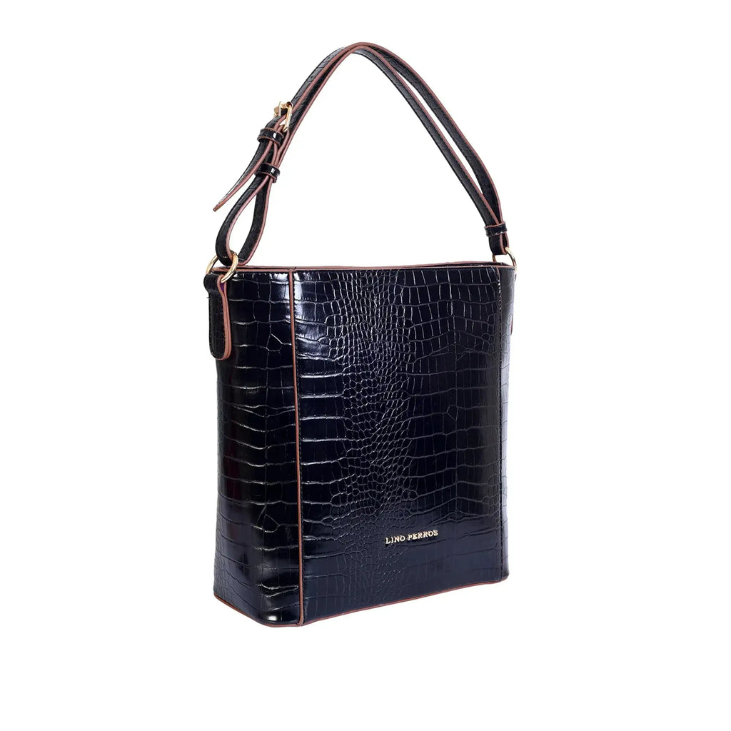 Voyage Timeless Black Hobo Bag - Lino Perros