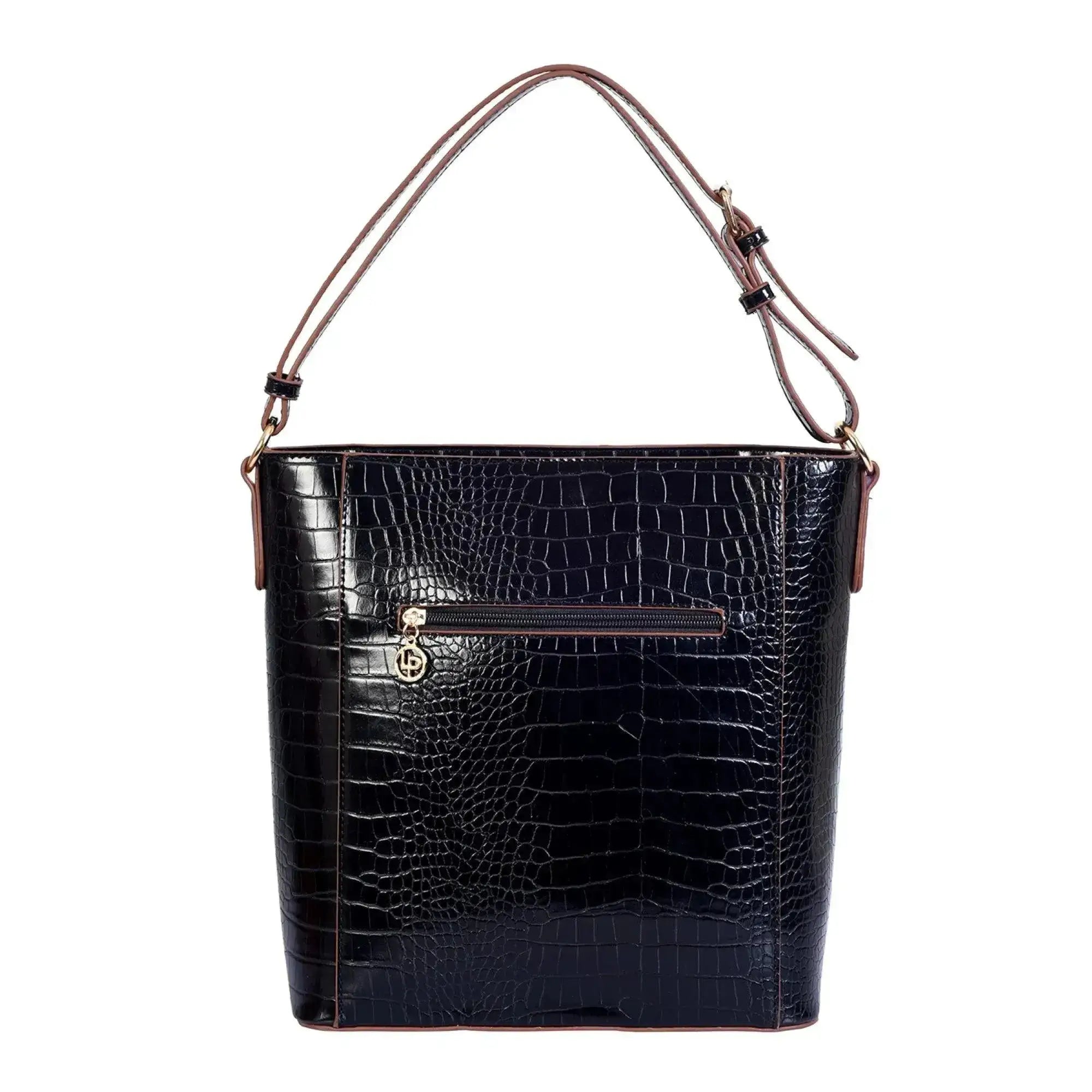 Voyage Timeless Black Hobo Bag - Lino Perros