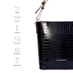 Voyage Timeless Black Hobo Bag - Lino Perros