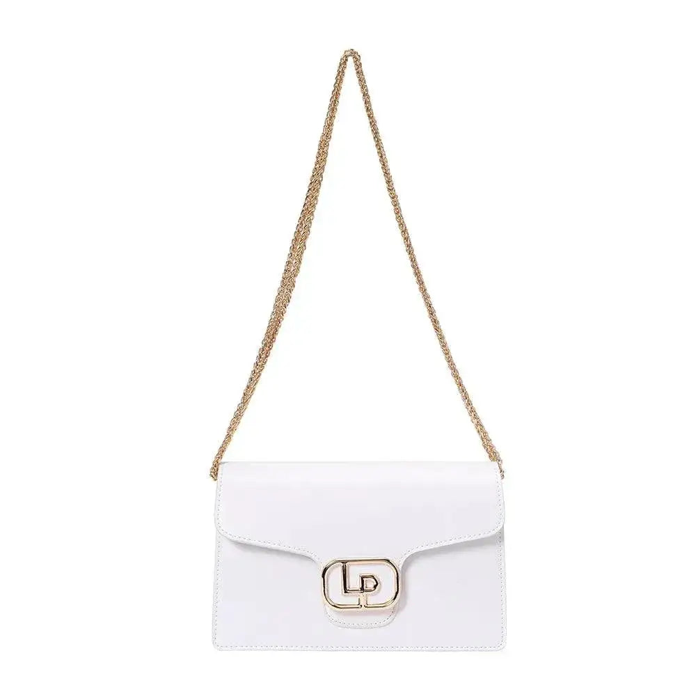 Voyage Timeless White Shoulder Bag - Lino Perros