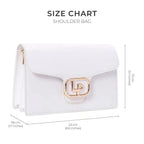Voyage Timeless White Shoulder Bag - Lino Perros