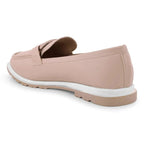 Ava Casual Chain Beige Loafers - Lino Perros